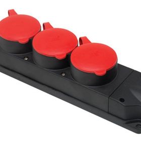 Mete 401052 3x25A 3P E 3x25A. Kauçuk 3'lü Grup Priz