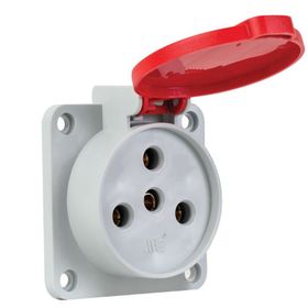 Mete 401052 3x25A 3P E 3x25A. Kauçuk 3'lü Grup Priz