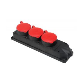 Mete 401052 3x25A 3P E 3x25A. Kauçuk 3'lü Grup Priz