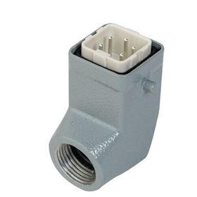 Mete 403014 5x10A 4P E Arka Girişli Eğik Fiş