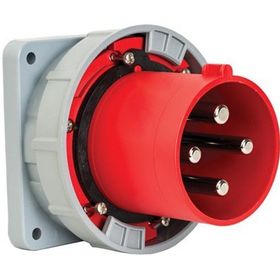 Mete 4x125A IP67 3P+E Düz Makine Fişi