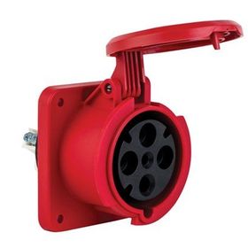 Mete 4x63A IP44 3P+E Düz Makine Prizi