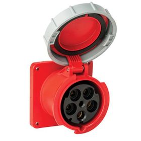 Mete 5x125A IP67 3P+N+E Düz Makine Prizi