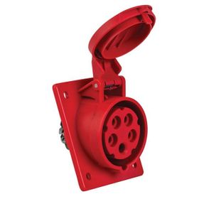 Mete 5x16A IP44 3P+N+E Eğik Makine Prizi
