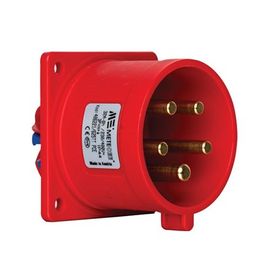 Mete 5x32A IP44 3P+N+E Düz Vidalı Bağlantı Makine Fişi