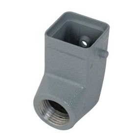 Mete Enerji 29019 3x10A 2P+E 220-240V Alüminyum Gövdeli Eğik Uzatma Fiş Gövdesi
