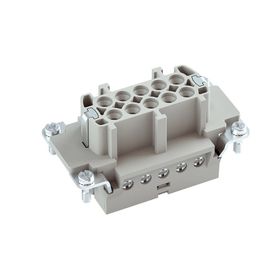 Mete Enerji 29020 10x16A 10P+E 400V Alüminyum Gövdeli Vida Bağlantılı Priz Çekirdeği