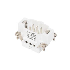 Mete Enerji 29121 6x16A 6P+E 400V Alüminyum Gövdeli Vida Bağlantılı Fiş Çekirdeği