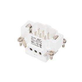Mete Enerji 29121 6x16A 6P+E 400V Alüminyum Gövdeli Vida Bağlantılı Fiş Çekirdeği
