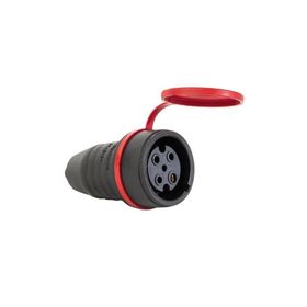 Mete Enerji 401021 380-415V 3x32A 3P+E IP44 Kauçuk Uzatma Prizi
