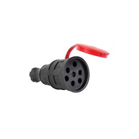 Mete Enerji 401022 3x25A IP44 Kauçuk Uzatma Prizi