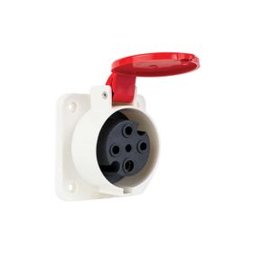 Mete Enerji 401041 380-415V 3x32A 3P+E IP44 Kauçuk Makine Prizi
