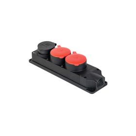 Mete Enerji 401051 3x25A 3P+E 380 415 Watt IP44 2li 3x25A 1li 1x16A Prizli Kauçuk Grup Priz