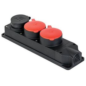 Mete Enerji 401051 3x25A 3P+E 380 415 Watt IP44 2li 3x25A 1li 1x16A Prizli Kauçuk Grup Priz