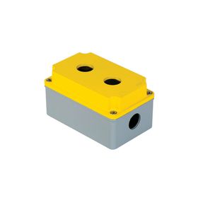 Mete Enerji 402610 IP67 80x130x73 İkili Alüminyum Buton Kutusu