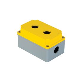 Mete Enerji 402610 IP67 80x130x73 İkili Alüminyum Buton Kutusu