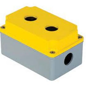 Mete Enerji 402610 IP67 80x130x73 İkili Alüminyum Buton Kutusu