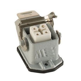 Mete Enerji 403001S 4x10A 3P+E 220-240V IP65 Alüminyum Gövdeli Metal Mandallı Makine Prizi