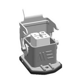Mete Enerji 403001S 4x10A 3P+E 220-240V IP65 Alüminyum Gövdeli Metal Mandallı Makine Prizi
