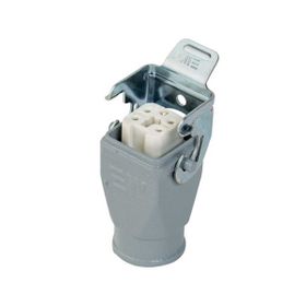 Mete Enerji 403016S 5x10A 4P+E 220-240V IP65 Alüminyum Gövdeli Arka Giriş Metal Mandallı Uzatma Prizi