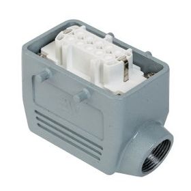 Mete Enerji 403022 10x16A 10P+E 400V IP65 Alüminyum Gövdeli Yan Girişli Uzatma Prizi
