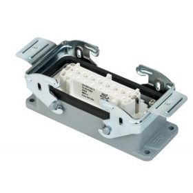 Mete Enerji 403030S 16x16A 16P+E 400V IP65 Alüminyum Gövdeli Metal Mandallı Makine Prizi