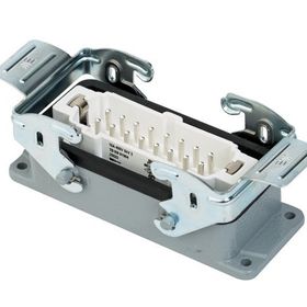 Mete Enerji 403031S 16x16A 16P+E 400V IP65 Alüminyum Gövdeli Metal Mandallı Makine Fişi