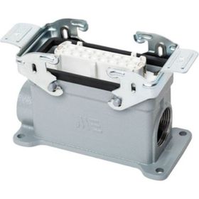 Mete Enerji 403038S 16x16A Çift Gİrişli Metal Mandallı Duvar Prizi
