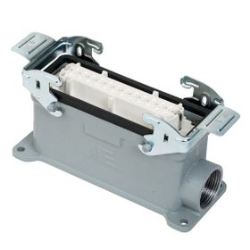 Mete Enerji 403046S 24x16A 24P+E 400V IP65 Alüminyum Gövdeli Metal Mandallı Duvar Prizi