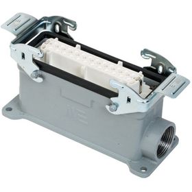 Mete Enerji 403046S 24x16A 24P+E 400V IP65 Alüminyum Gövdeli Metal Mandallı Duvar Prizi
