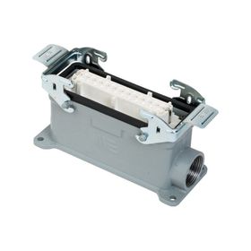 Mete Enerji 403046S 24x16A 24P+E 400V IP65 Alüminyum Gövdeli Metal Mandallı Duvar Prizi