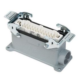 Mete Enerji 403047S 24x16A 24P+E 400V IP65 Alüminyum Gövdeli Metal Mandallı Duvar Fişi