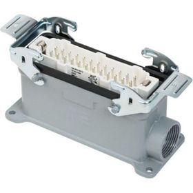 Mete Enerji 403047S 24x16A 24P+E 400V IP65 Alüminyum Gövdeli Metal Mandallı Duvar Fişi
