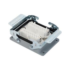 Mete Enerji 403050S 32x16A 32P+E 400V IP65 Alüminyum Gövdeli Çift Giriş Metal Mandallı Makine Prizi