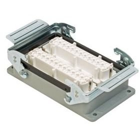 Mete Enerji 403060S 48x16A 48P+E 400V IP65 Alüminyum Gövdeli Metal Mandallı Makine Prizi