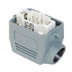 Mete Enerji 403093 6x16A 6P+E 400V IP65 Alüminyum Gövdeli Yan Girişli Fiş