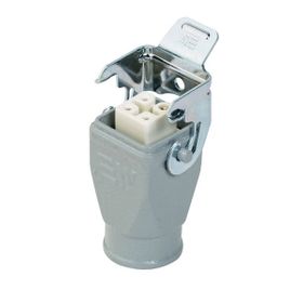 Mete Enerji 403272S 4x10A 3P+E 220-240V IP65 Alüminyum Gövdeli Arka Giriş Metal Mandallı Uzatma Prizi