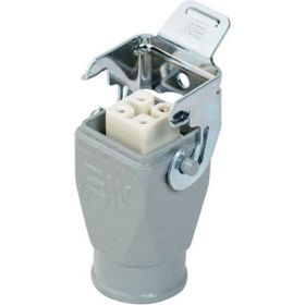 Mete Enerji 403272S 4x10A 3P+E 220-240V IP65 Alüminyum Gövdeli Arka Giriş Metal Mandallı Uzatma Prizi