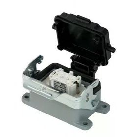 Mete Enerji 403700S 6x16A 6P+E 400V IP65 Metal Mandallı Kapaklı Makine Prizi