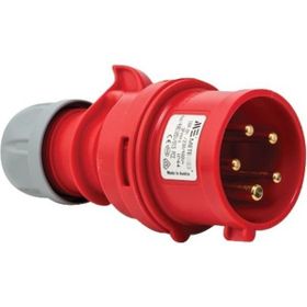Mete Enerji 406105V 5x16A Ip44 Vidalı Bağlantı Düz Fiş