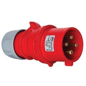 Mete Enerji 406109V 4x32A 3P+E 6h/50-60Hz 220-240 Watt IP44 Cee Norm Vida Bağlantılı Düz Fiş