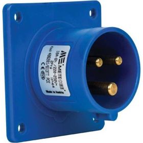 Mete Enerji 406201V 3x16A Ip44 Flanslı Vidalı Bağlantı Makine Fişi