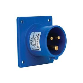 Mete Enerji 406201V 3x16A Ip44 Flanslı Vidalı Bağlantı Makine Fişi