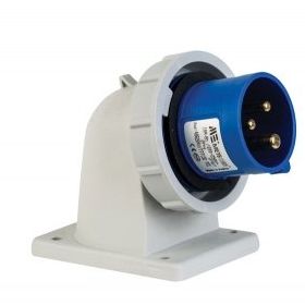 Mete Enerji 406204V 3x16A Ip67 Eğik Vidalı Bağlantı Makine Fişi