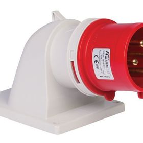 Mete Enerji 406218V 4x32A 3P+E 6h/50-60Hz 380-415 Watt IP44 Cee Norm Vida Bağlantılı Eğik Makine Fişi