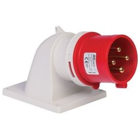 Mete Enerji 406218V 4x32A 3P+E 6h/50-60Hz 380-415 Watt IP44 Cee Norm Vida Bağlantılı Eğik Makine Fişi
