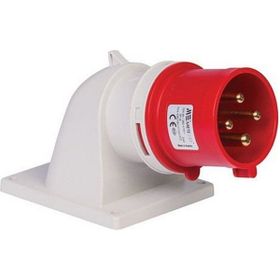 Mete Enerji 406218V 4x32A 3P+E 6h/50-60Hz 380-415 Watt IP44 Cee Norm Vida Bağlantılı Eğik Makine Fişi
