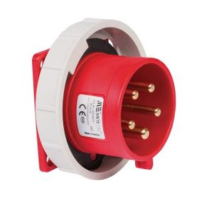 Mete Enerji 406223V 5x32A Ip67 Düz Vidalı Bağlantı Makine Fişi