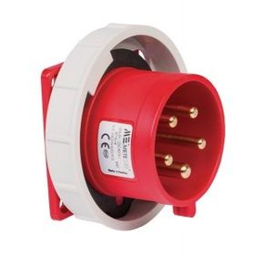 Mete Enerji 406223V 5x32A Ip67 Düz Vidalı Bağlantı Makine Fişi