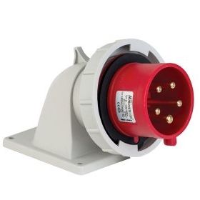 Mete Enerji 406224V 5x32A Ip67 Eğik Vidalı Bağlantı Makine Fişi